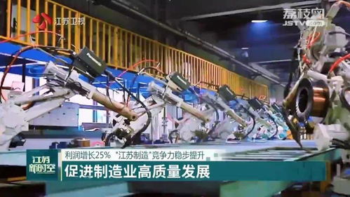 技術推廣驅動利潤增長25%，江蘇制造業競爭力穩步提升